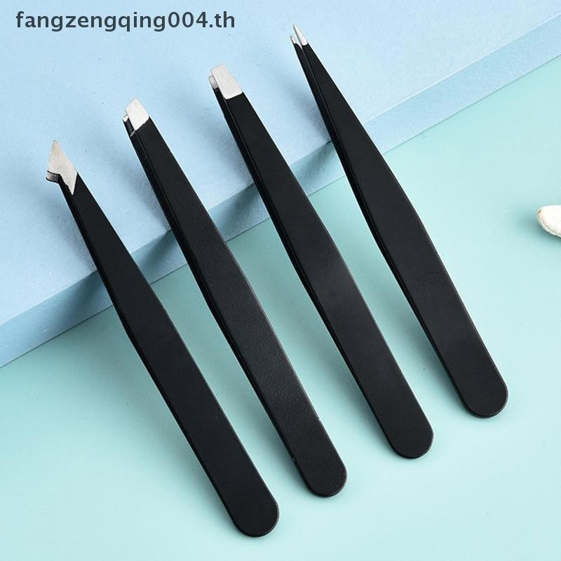 F4TH 1 ชิ้น Precision แหนบสแตนเลสสําหรับผมคิ้วกําจัดขนบนใบหน้า Splinter ...
