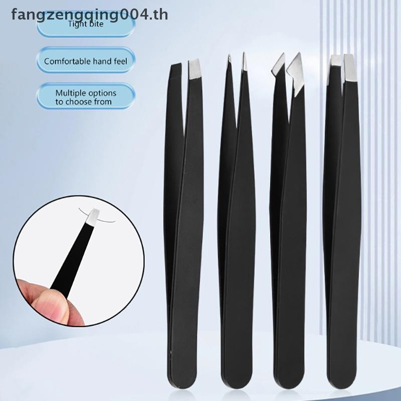 F4TH 1 ชิ้น Precision แหนบสแตนเลสสําหรับผมคิ้วกําจัดขนบนใบหน้า Splinter ...