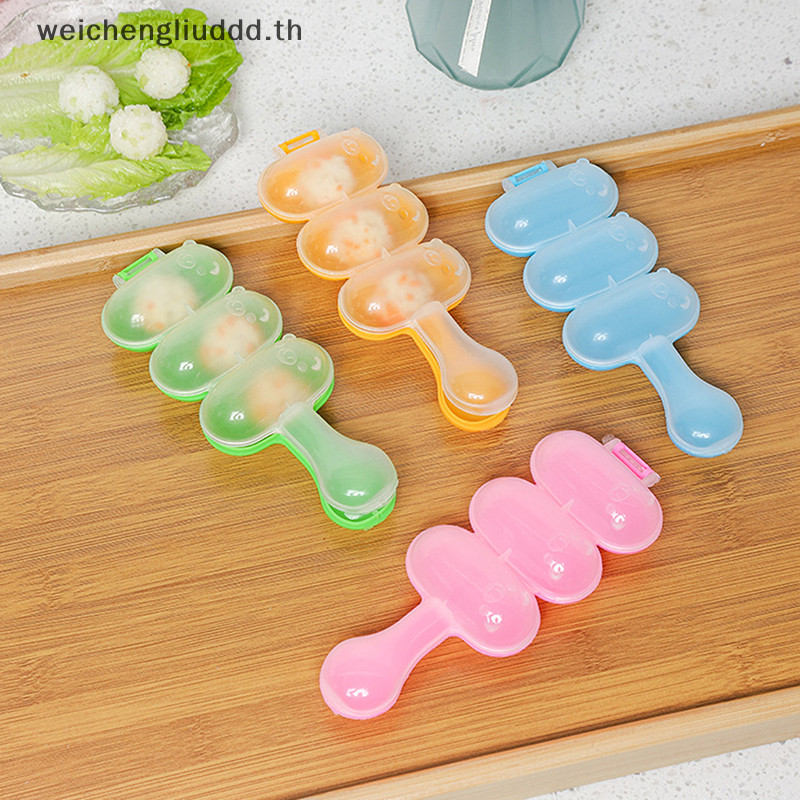 Th ข้าวปั้น Shaker Diy Rice Baller Shakers Lunch Maker Mould Onigiri ...