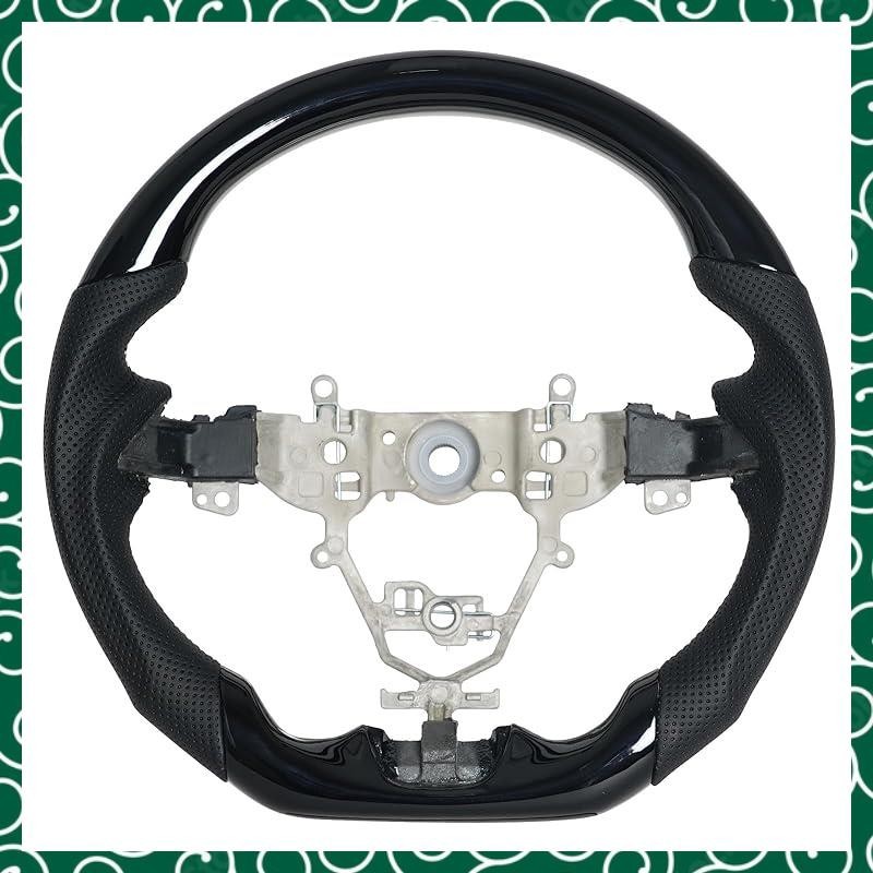 JIANGGAI Piano Black Perforated Leather Steering Wheel - For Toyota Prado, Tundra, Tacoma, 4Runner - View #9