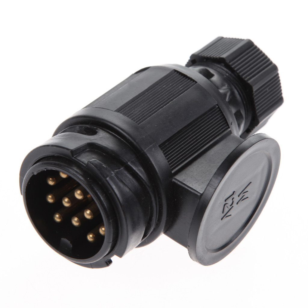 13 PIN EURO PLUG 12V CARAVAN TRAILER ปลั๊กพลาสติก MAYPOLE MP128 ...