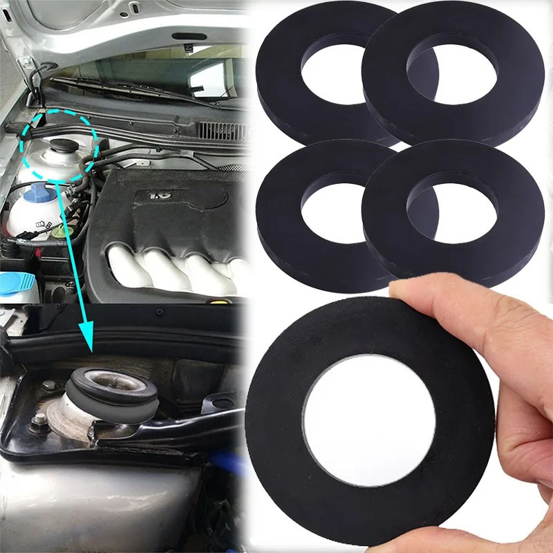 Universal Silencer Pad รถยาง Bushing Dampers ด้านหน้า Strut Tower Mount ...