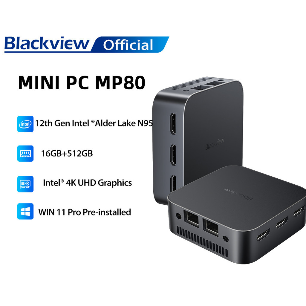 Mini PC NAIKLULU 12ª Gen Intel Alder Lake N95 – 16GB RAM, 512GB SSD, 4K UHD, Doppia LAN, Win11 Pro – Casa E Ufficio