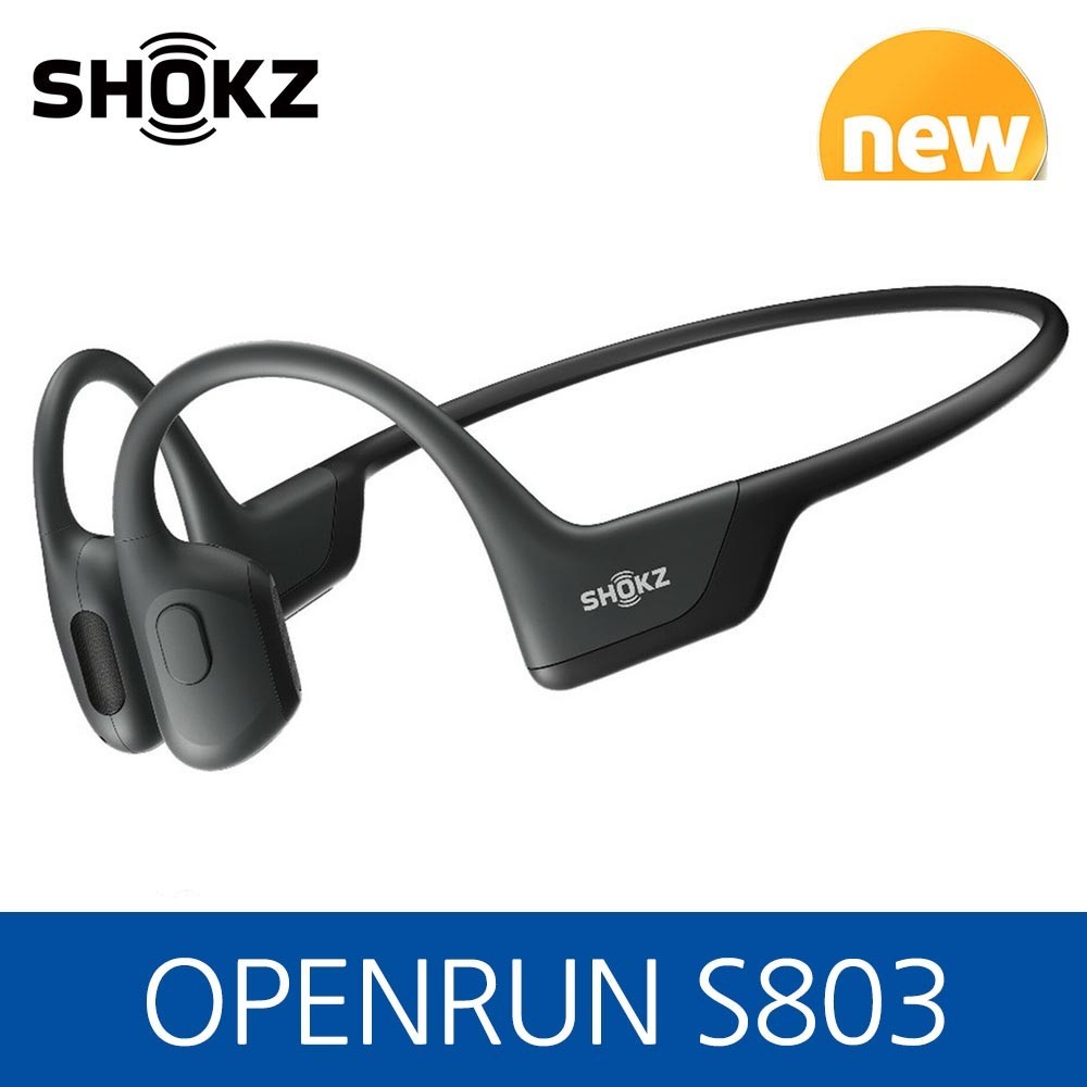 Shokz OpenRun Mini Wireless Bone Conduction Headphones S803 (Black
