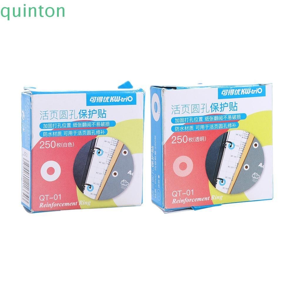 Quiton Hole Punch Protector Office 250pcs แหวนเสริมหลวม 15 มม.นักเรียน ...