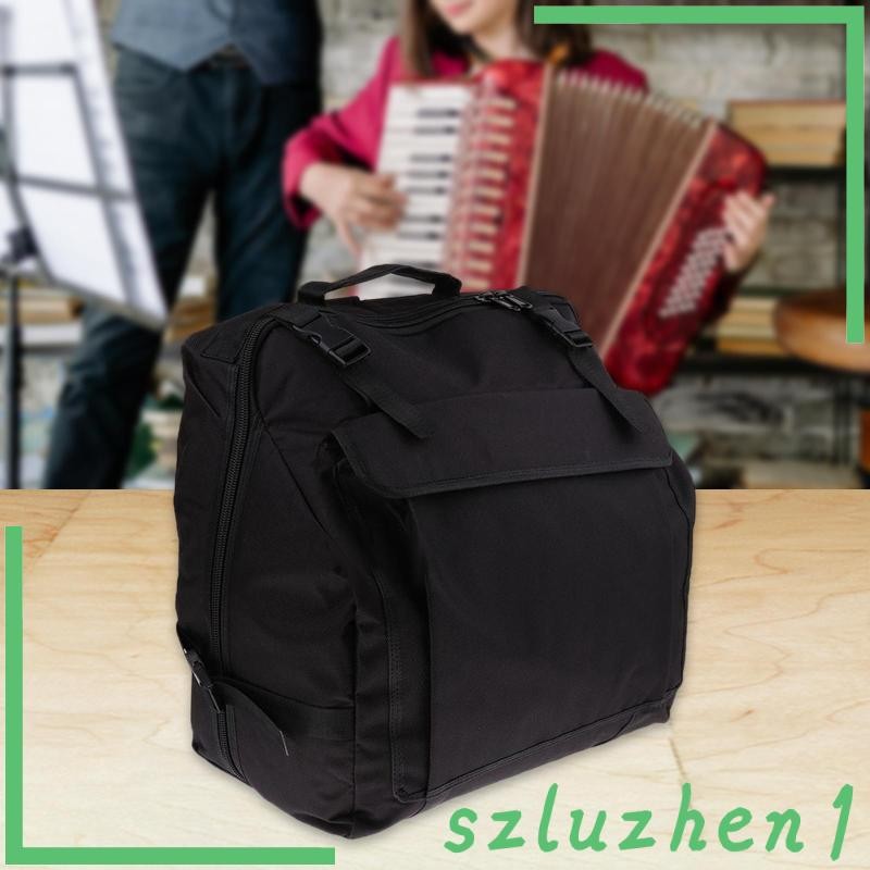 Custodia Per Fisarmonica 120 Bassi - Zaino Imbottito Con Tracolla Regolabile, Tessuto Oxford Resistente | 50x26x43cm