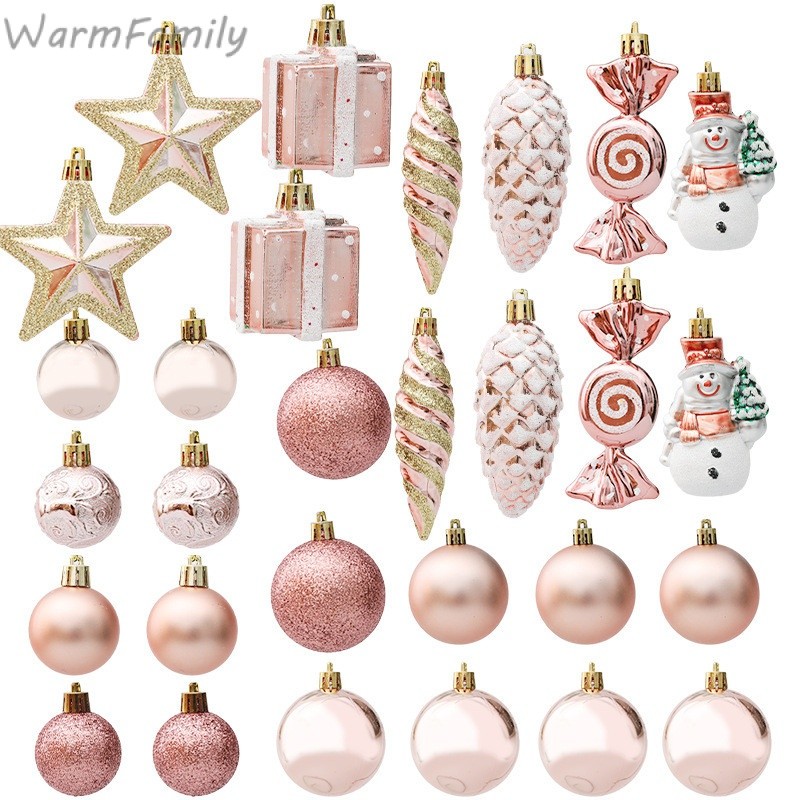 2026 บอลคริสมาส สําหรับแขวนตกแต่งต้นคริสมาส ของคริสมาส 29 ชิ้น ต์ christmas decorations ornaments
