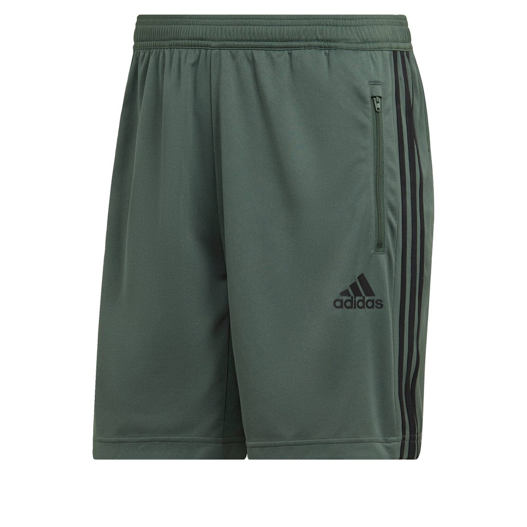 adidas Training Primeblue Designed To Move Sport 3 Stripes Shorts Men Green HM4809 Shopee Thailand
