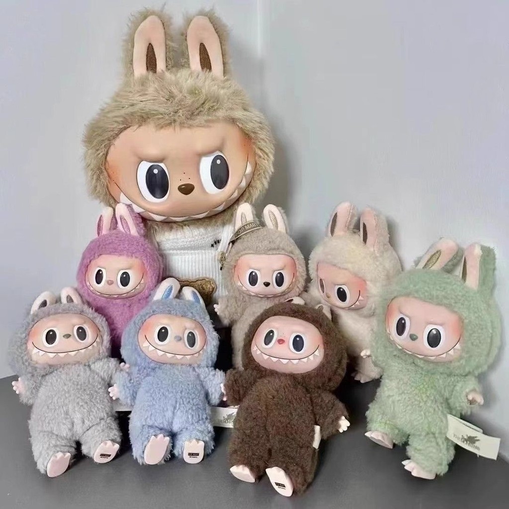 17 ซม.POPMART LABUBU MONSTERS Labu Heart Macaron ไวนิล Mystery กล่อง ...