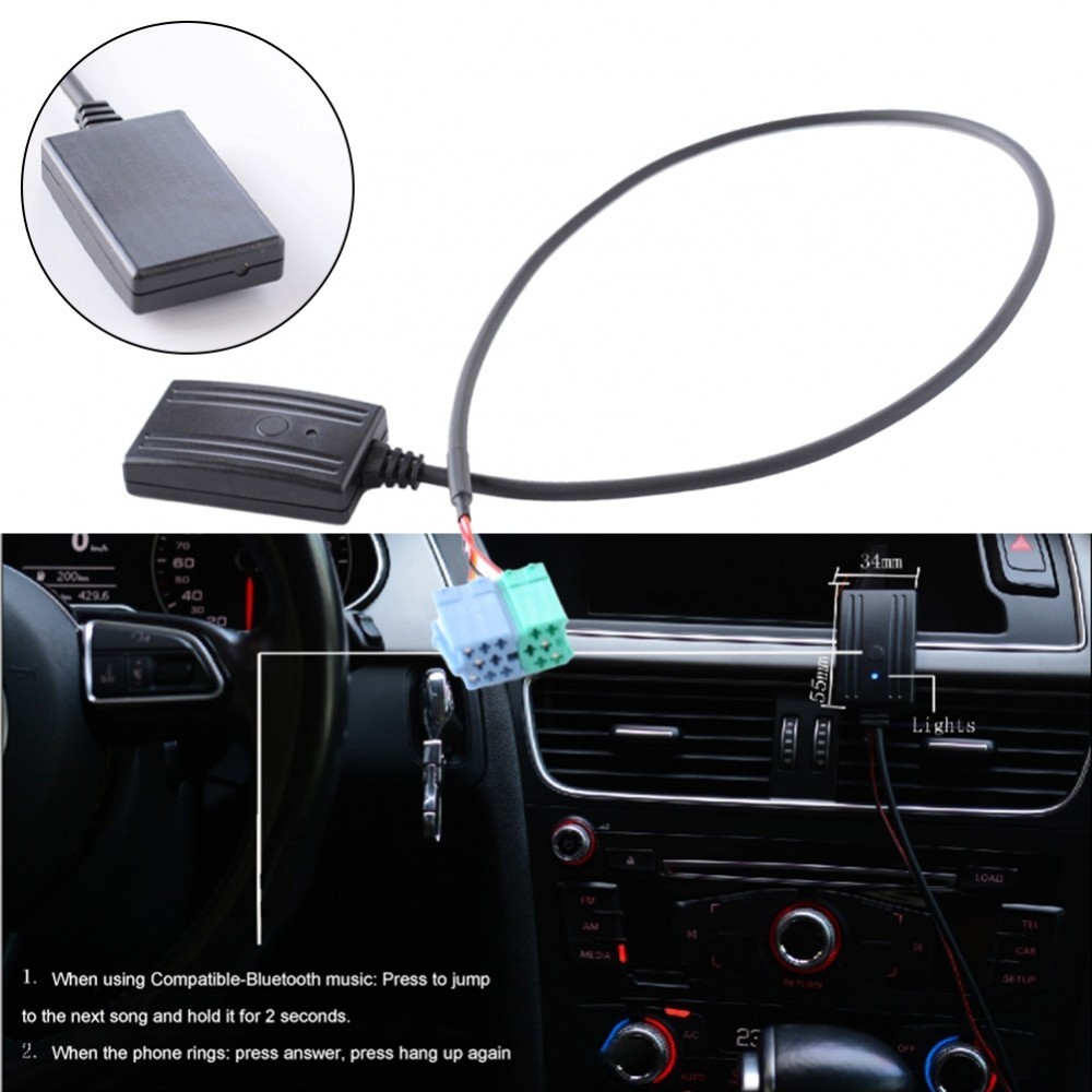 สําหรับ Becker Radio Compatible AUX Cable Adaptor พร้อมคุณสมบัติการ ...