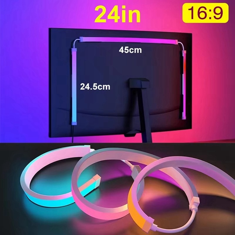 หน้าจอคอมพิวเตอร์ Synchronization Strip Monitor RGB LED PC Backlight ...