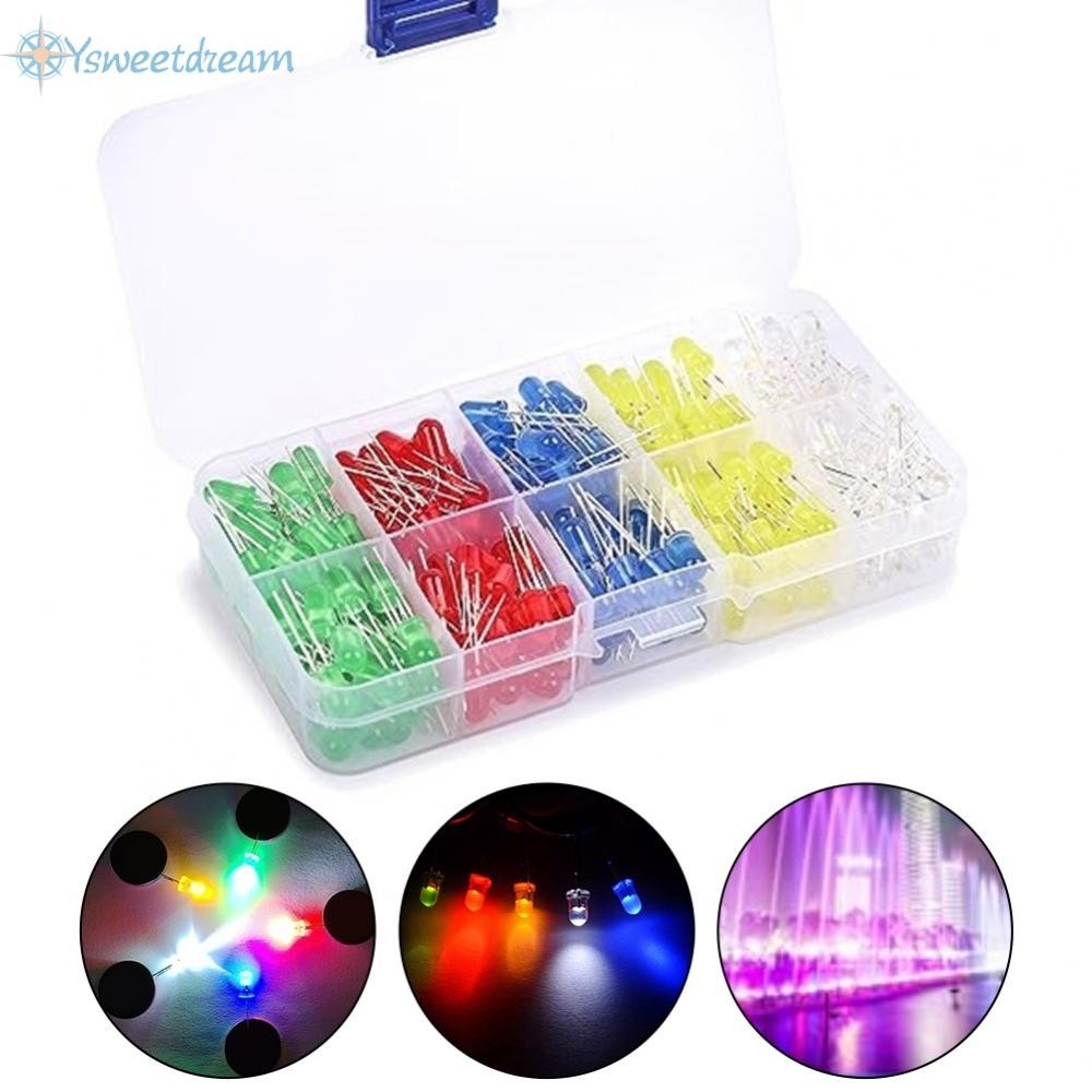 Led Diodes 300 ชิ้น Assortment Kit ช่วงคลื่นกว้างสําหรับสีที่แตกต่างกัน ...