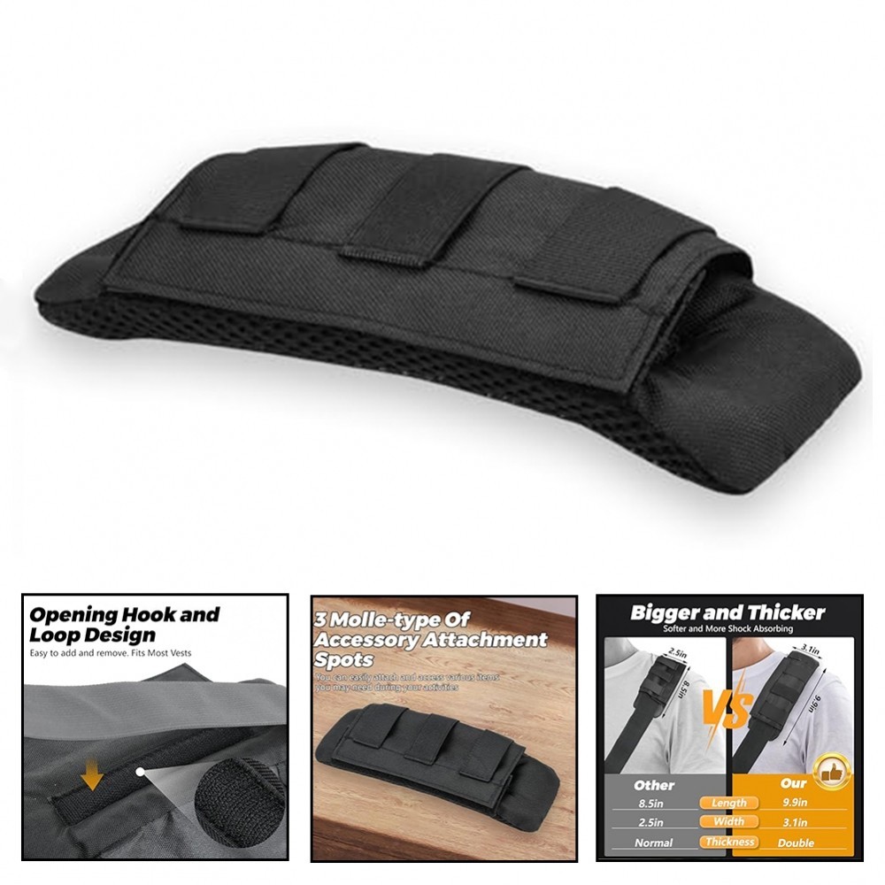 ตะขอเบาะและห่วงออกแบบ Molle-type สิ่งที่แนบมาเคลือบ PU หนา Padding ...