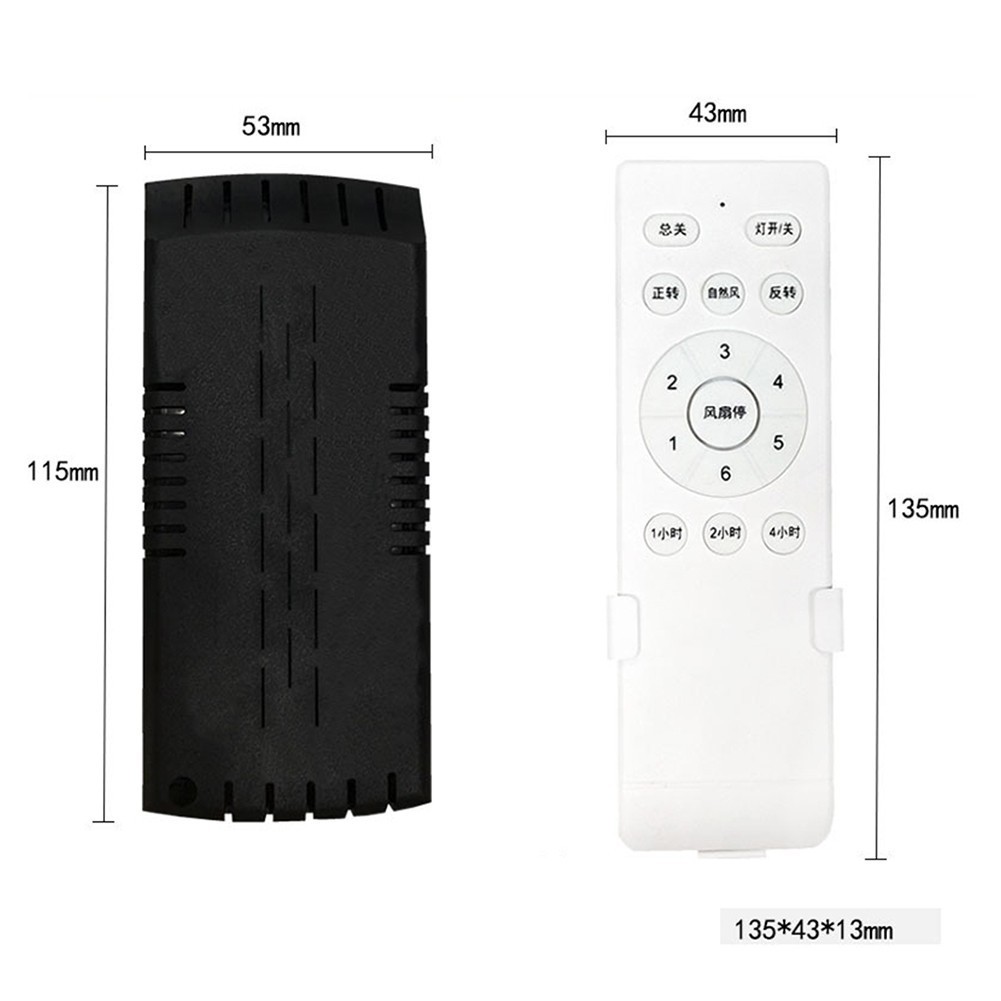 【AMZ】Ceiling Fan Remote Control Customizable Airflow Durable ...