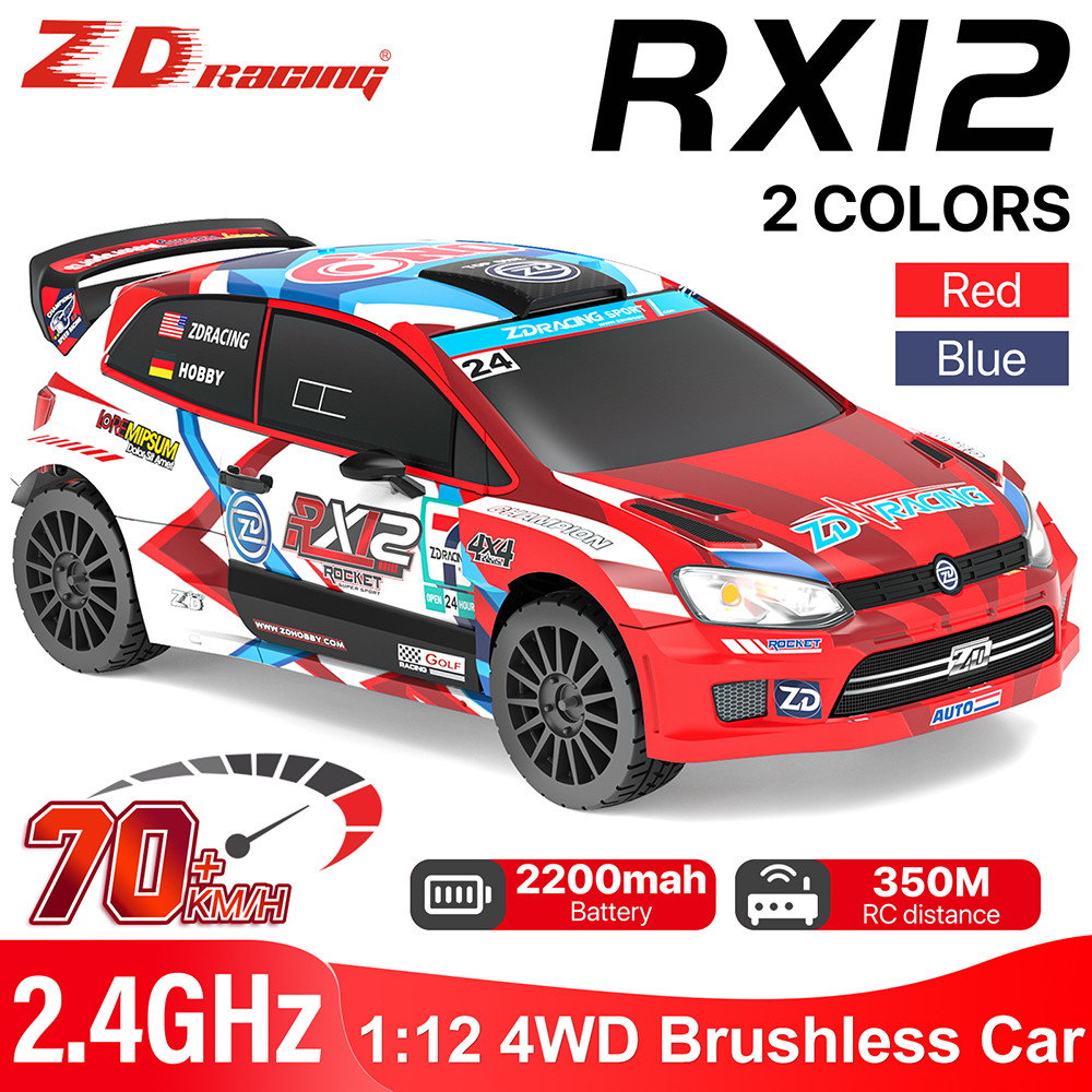 ZD Racing RC รถ 1:12 Scale RX12 รถไร้แปรงถ่าน 70 กม./ชม.รถ 4WD 2200mAh ...