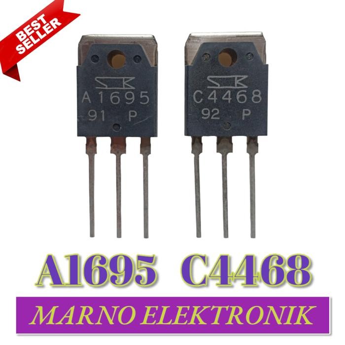 MR ELECTRO ทรานซิสเตอร์ TR A1695 C4468 TR POWER 1695 C 4468 ORIGINAL ...