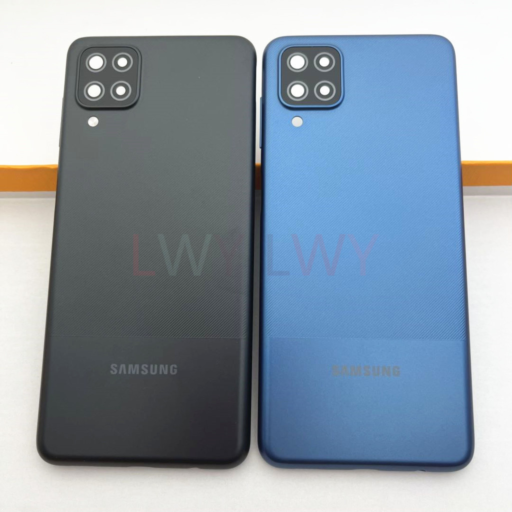 สําหรับ Samsung Galaxy A12 A125 A125F SM-A125F ฝาหลังแบตเตอรี่ด้านหลัง ...