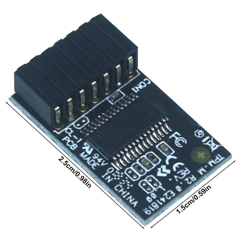 สําหรับ Asus TPM-M R2.0 TPM โมดูล LPC 14-1 Pin The Trusted แพลตฟอร์ม ...
