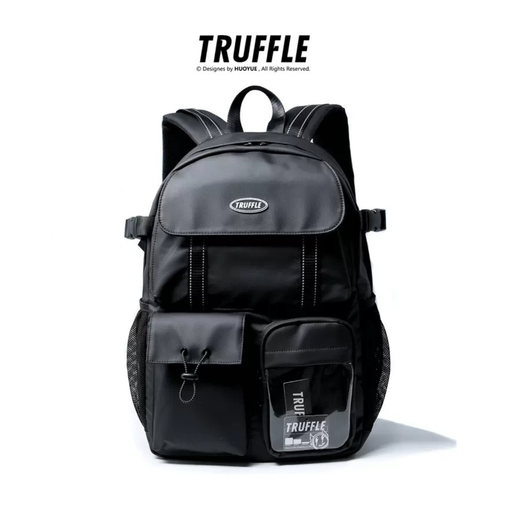 Truffle Premium Backpack 2024 (Black) กระเป๋าสำหรับ Macbook Pro M2, M1 ...