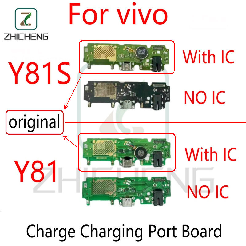 สําหรับ vivo Y81 Y81S USB ชาร์จพอร์ตเชื่อมต่อบอร์ดสายเคเบิล Flex พร้อม ...