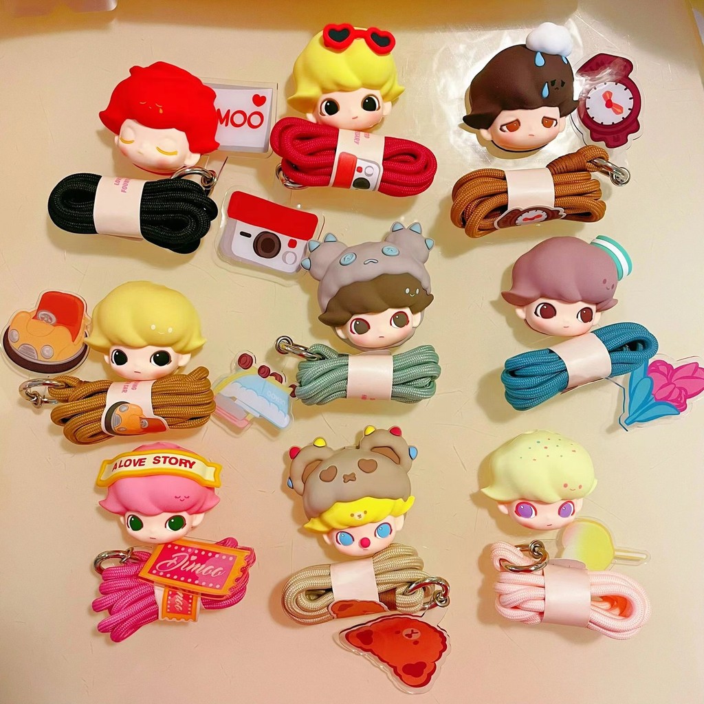 POPMART DIMOO Dating Day Series Lanyard Mystery Box อุปกรณ์ต่อพ่วง ...