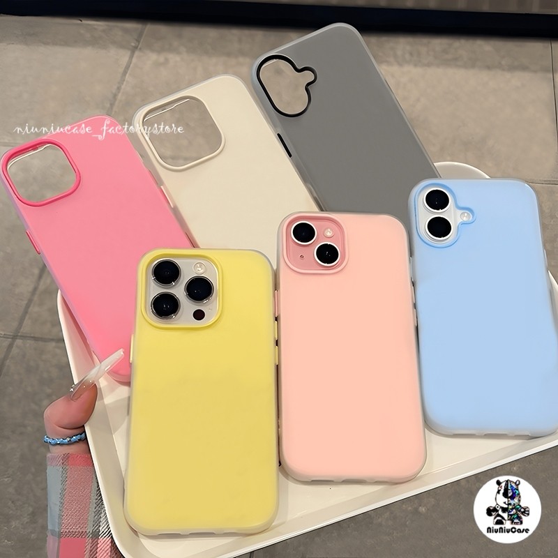 เคสโทรศัพท์แบบ 2 in 1 ซิลิโคนใส เคสเยลลี่ For iPhone 16 15 14 13 12 11 Pro Max X XR XS Max 7 8 6 Plus เคสไอโฟน 13 เคส - 3