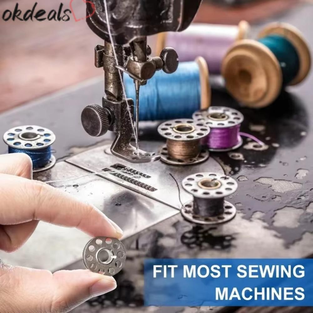 จักรเย็บผ้า OKDEALS - ชุดอุปกรณ์ 50 ชิ้น รวมคอยล์และBobbin Shell สำหรับ ...