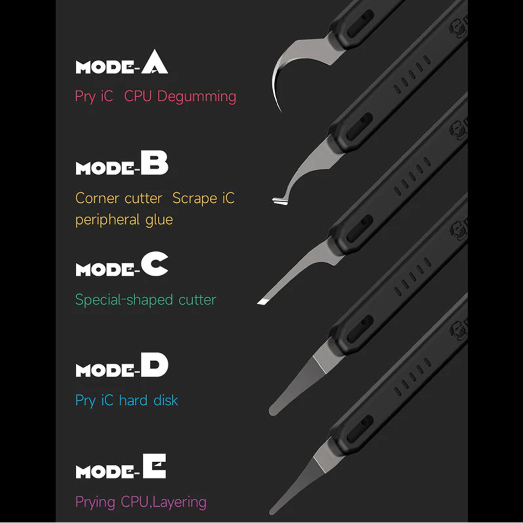 MECHANIC Quick Edge 7 Rework Blade Set ชุดใบมีดมือจับในตัว สำหรับงาน ...