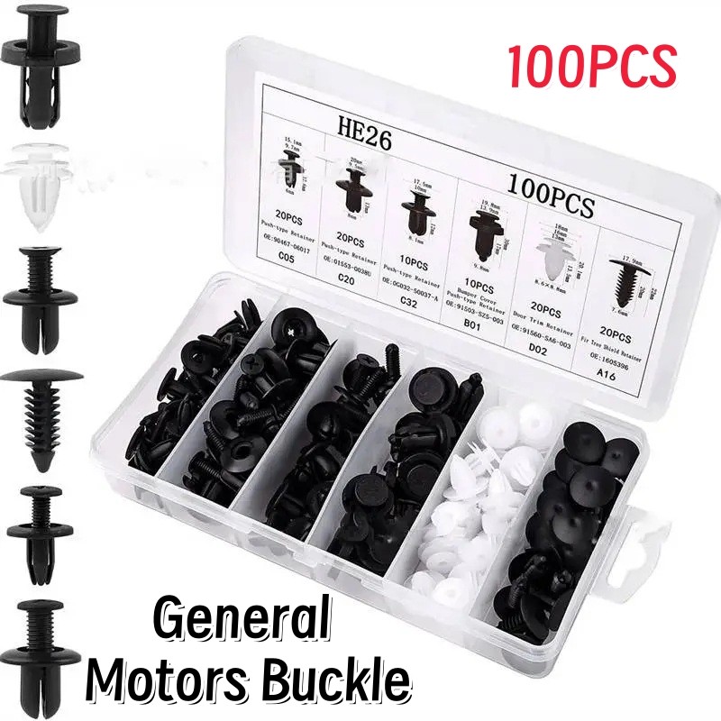 รถผสม Body Push Retainer Pin Rivet กันชนแผงประตู Retainer Fastener ...