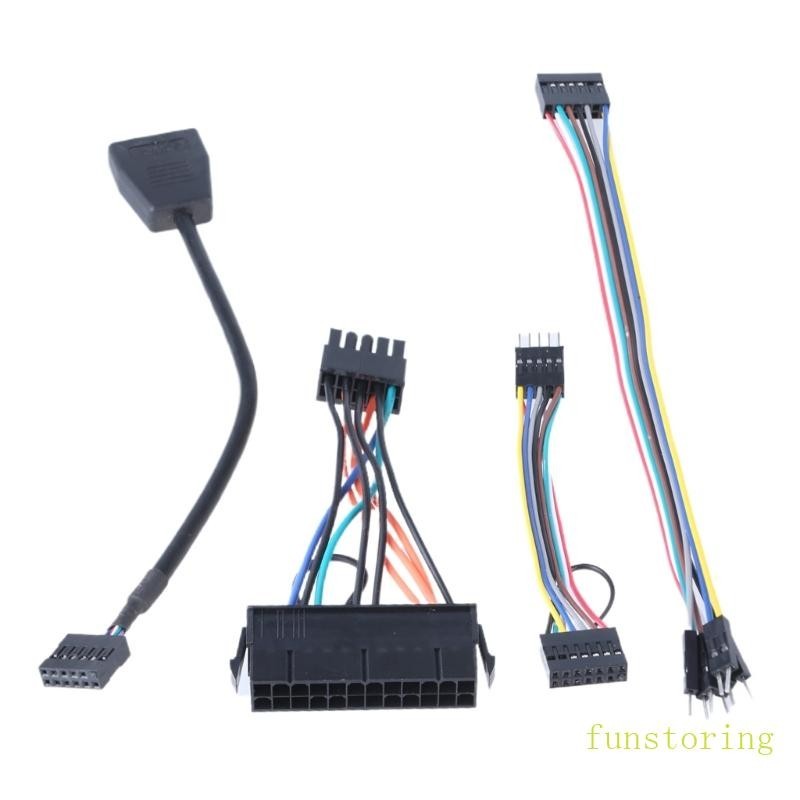 Fun Power Supply Switching USB 12Pin ชุดสายเคเบิลสําหรับเมนบอร์ด M900 ...