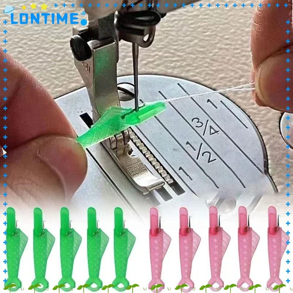 Lontime 5/10 ชิ้น Fish Shape Mini Threader, Fish ประเภทเข็ม Threader ...
