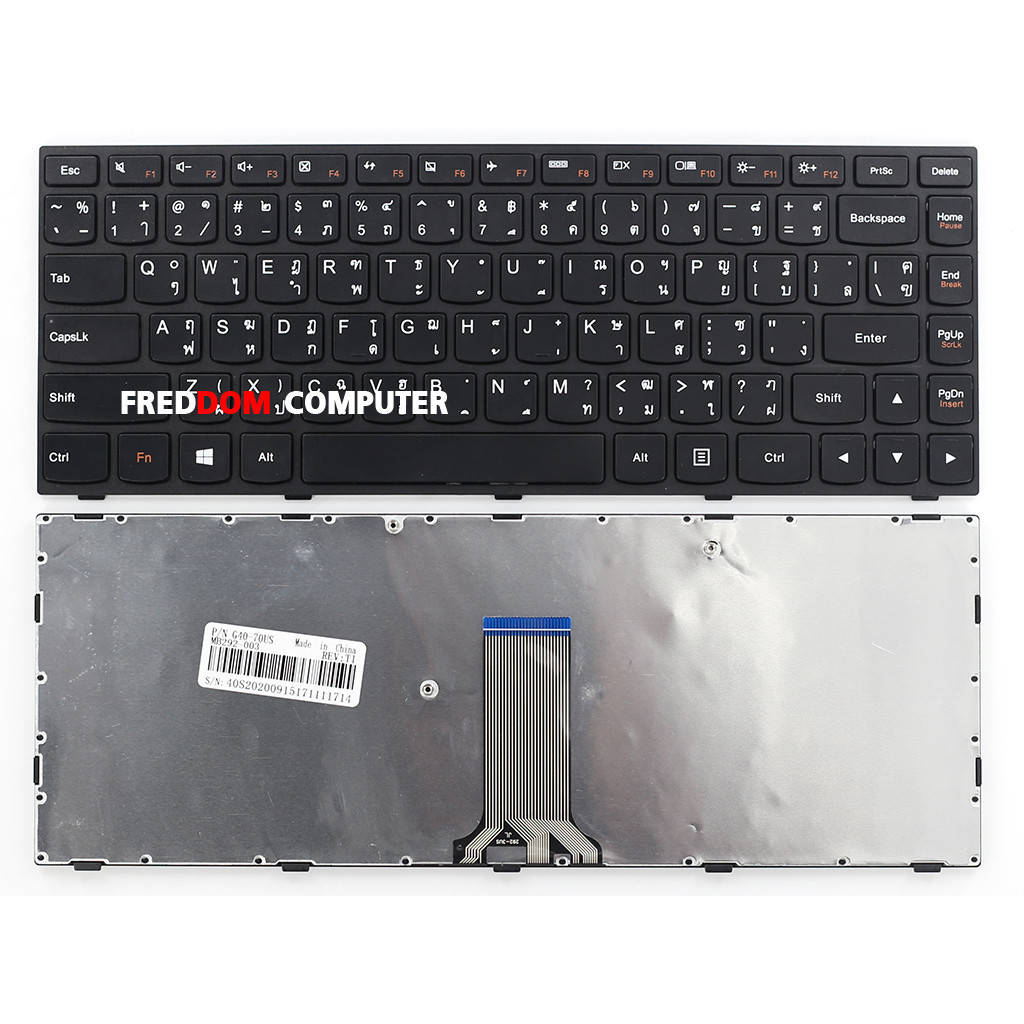 คีย์บอร์ด Lenovo G40-70 G41-35 G40-75 G40-80 G40-30 G40-45 B40-70 B40 ...