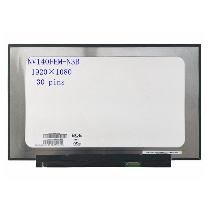 Dalle écran NV140FHM-N4B V8.0 14" FHD IPS LCD - Remplacement Pour Portable, Neuf, Garantie 1 An