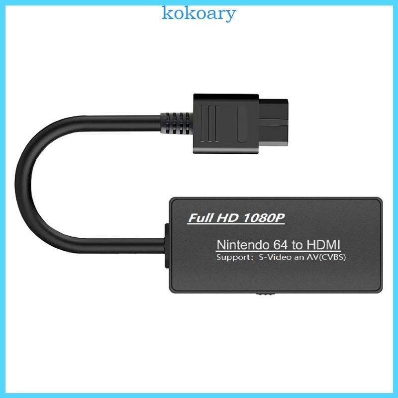 Kok N64 S-Video Input to Output Video Converter Adaptor Cable | Shopee ...