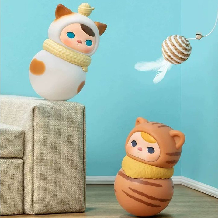 ของแท้ PUCKY Roly Poly Kitty Series Secret ซ่อนรูปและชุด 16 การออกแบบ ...