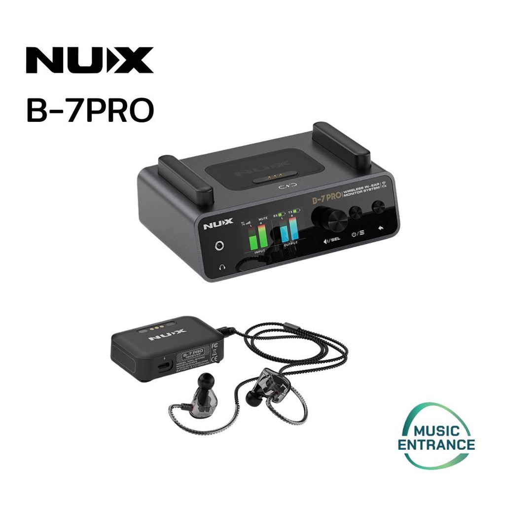 Nux B 7 Pro Wireless In Ear Monitor System อินเอียร์มอนิเตอร์ ไร้สาย 