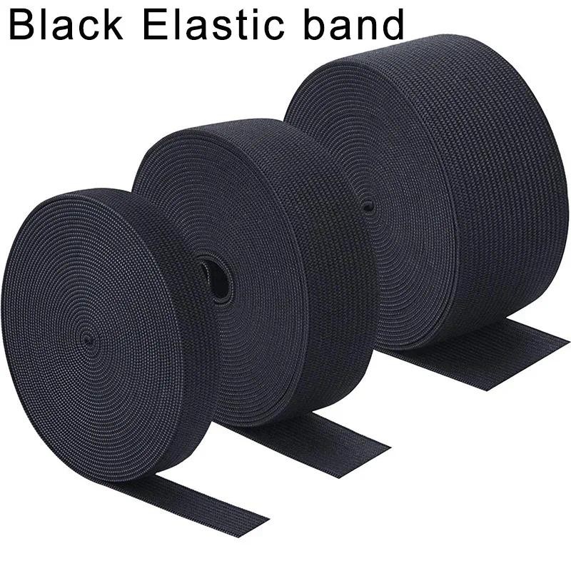 1m เย็บ Elastic Band 10/15/20/25/30/40/50 มม.ถัก Double-Side Elastic ...