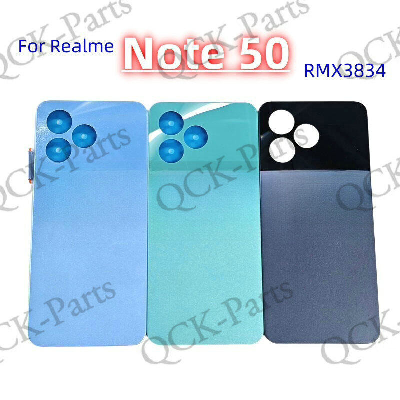 สําหรับ เรียลมี บันทึก 50 RMX3834 แบตเตอรี่ประตูด้านหลังกรณีกลับที่อยู่ ...
