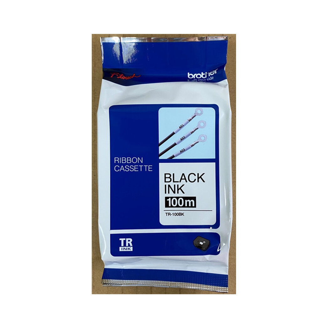 Brother TR-100BK TR Ribbon เทปผ้าหมึก ของแท้ ความยาว 100 เมตร สีดำ ...