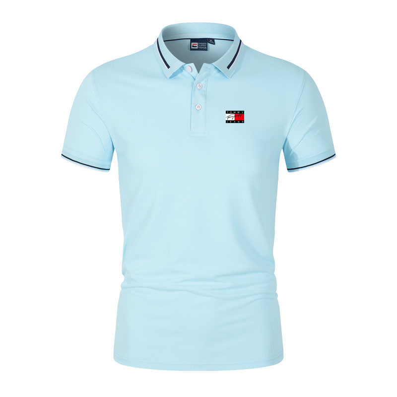 Tommy Jeans Fashion Mens Classic Polo Shirt Golf Polo Tee