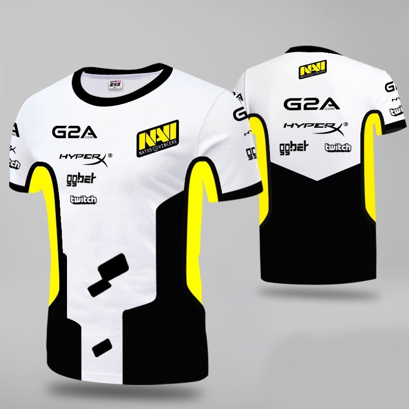 ฤดูร้อนผู้ชายผู้หญิงเสื้อ E-Sports ทีมเสื้อยืดเกม CSGO Professional ...