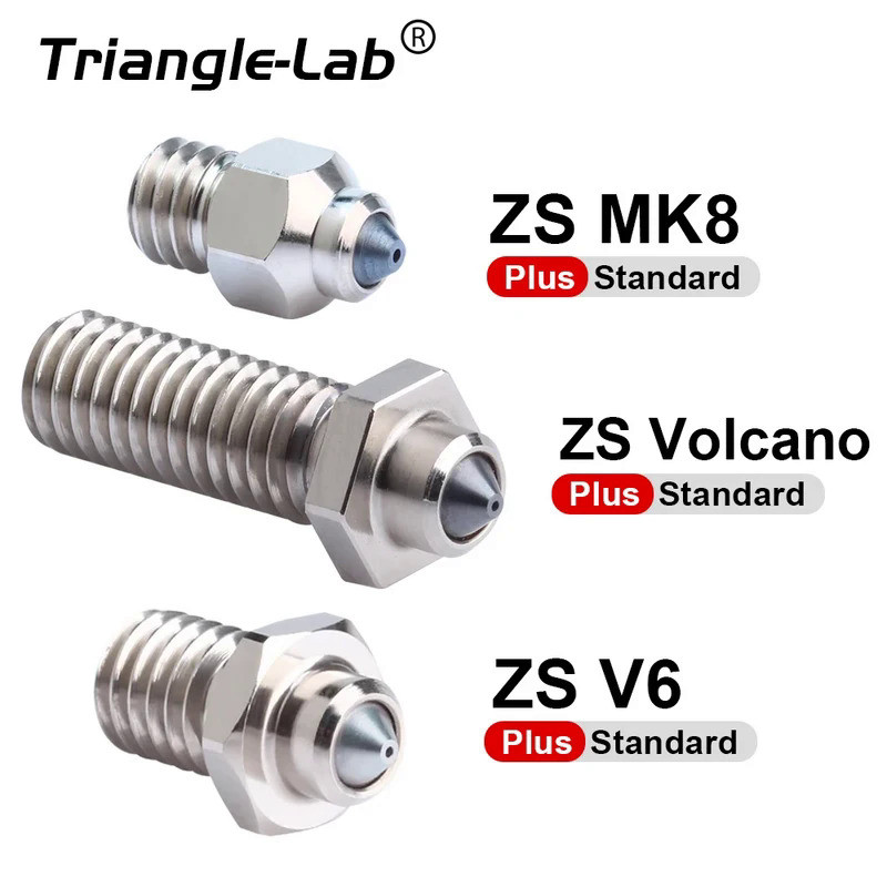 R Trianglelab V6 mk8 volcano ZS Nozzle High Temperature Wear Resistant