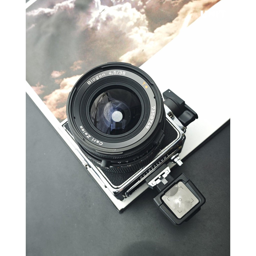 Vhbw Paraluce Per Hasselblad SWC/M Zeiss Biogon 38mm – Alluminio Nero Opaco, Filettatura 38mm, Rotondo