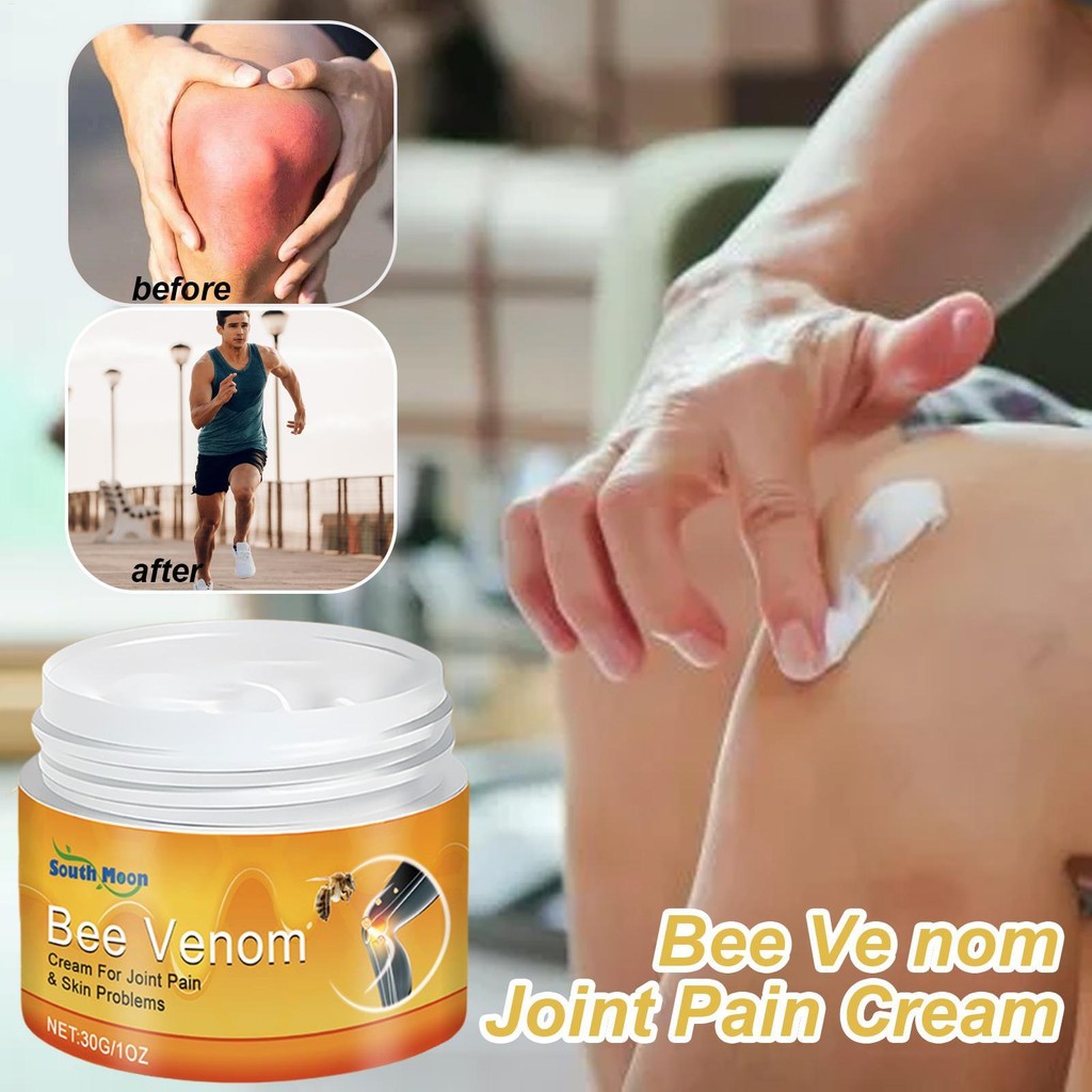 Bee Venom Joint Pain Cream ครีมกล้ามเนื้อ Rub ครีม Fast-Acting บรรเทา ...