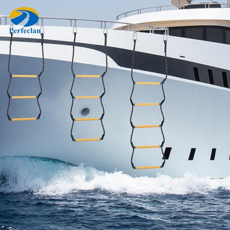 Perfeclan Boat Rope Ladder,Marine Rope Ladder,Heavy Duty Portable ...