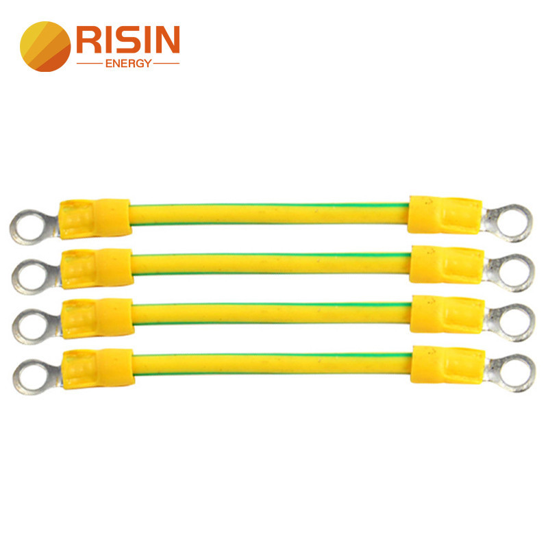 Solar PV Module Earthing Jumper BVR สีเหลืองสีเขียว Grounding Earthing ...