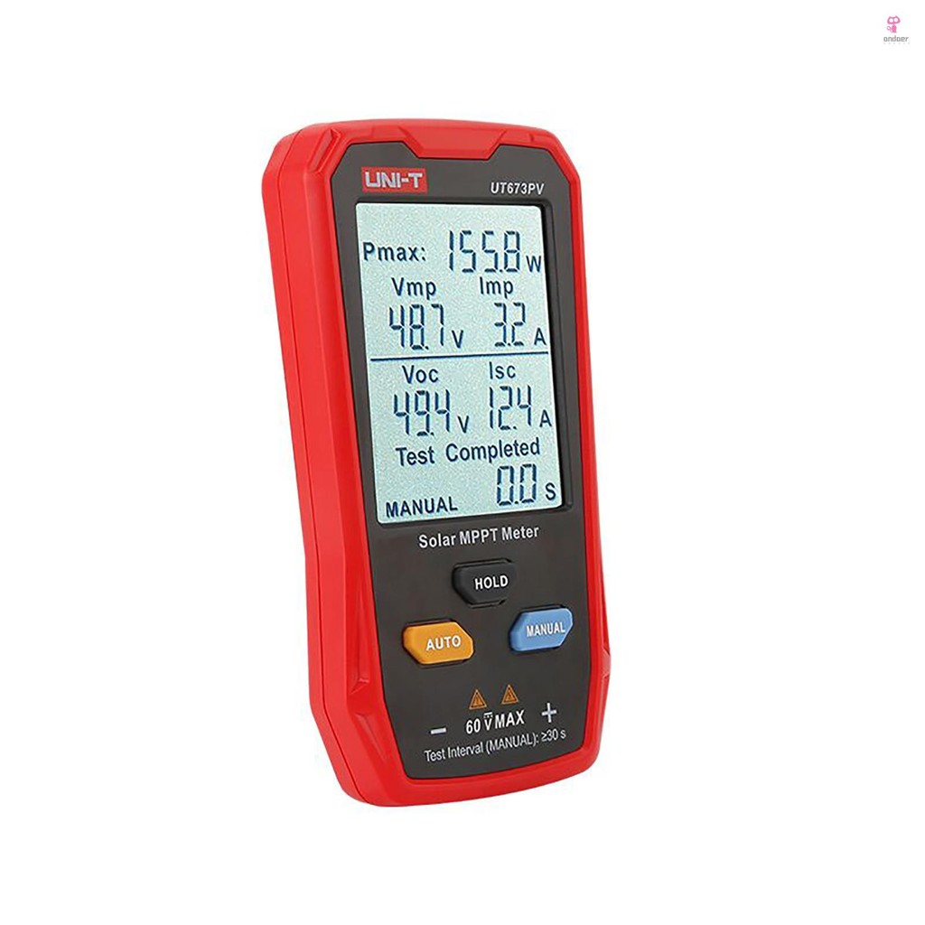 Uni-t UT673PV Solor MPPT Meter เครื่องทดสอบแรงดันไฟฟ้าสูงสุด Peak เปิด ...