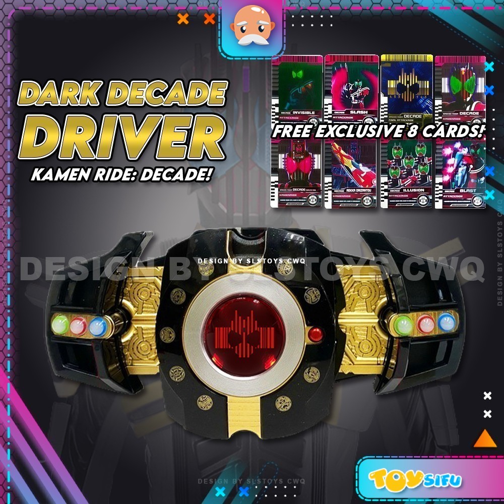 [แสงและเสียง] Keman Rider Dark Decade Driver Transformation Belt Decade ...