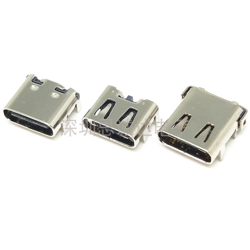 Type-c USB-3.1 HD Data Socket Patch 6P 16P 24P ซ็อกเก็ตหญิง Two-Way ...