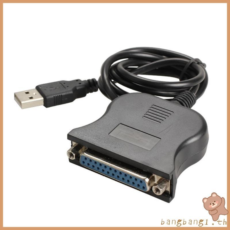Bang USB DB25 25Pin เครื่องพิมพ์ชายหญิงพอร์ตขนาน IEEE 1284 LPT อะแดปเต ...